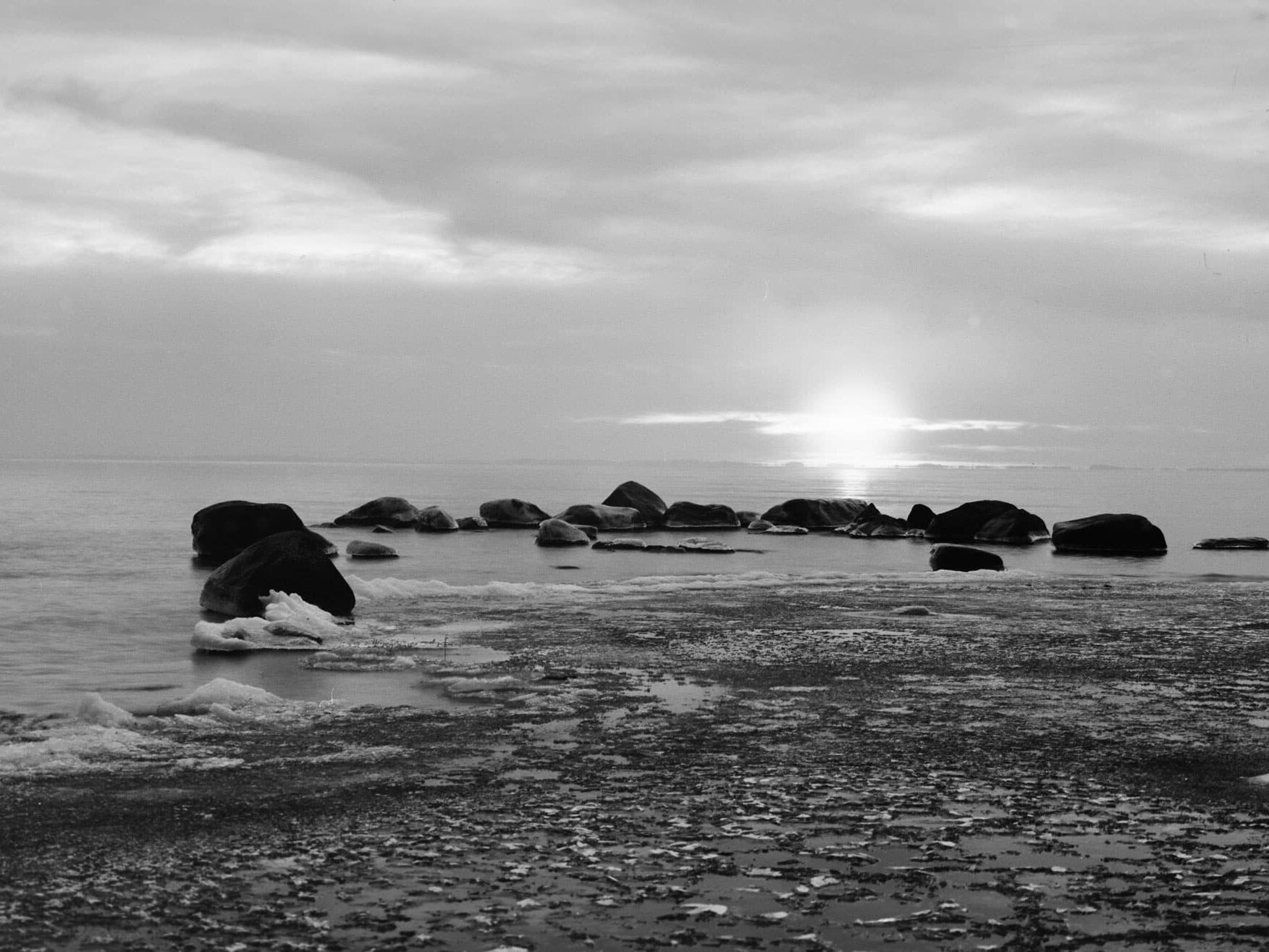 Vättern in Winter